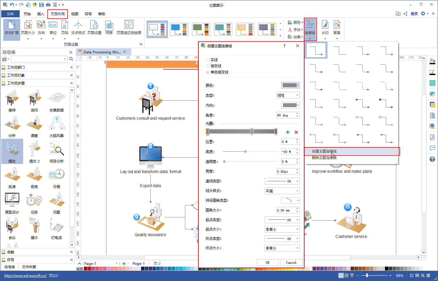 易倍体育官方网站
流程图连接线