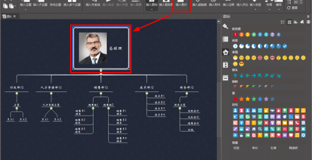 MindMaster绘制组织架构图